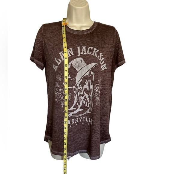 Alan Jackson Brown Short Sleeve Tee - Picture 3 of 5